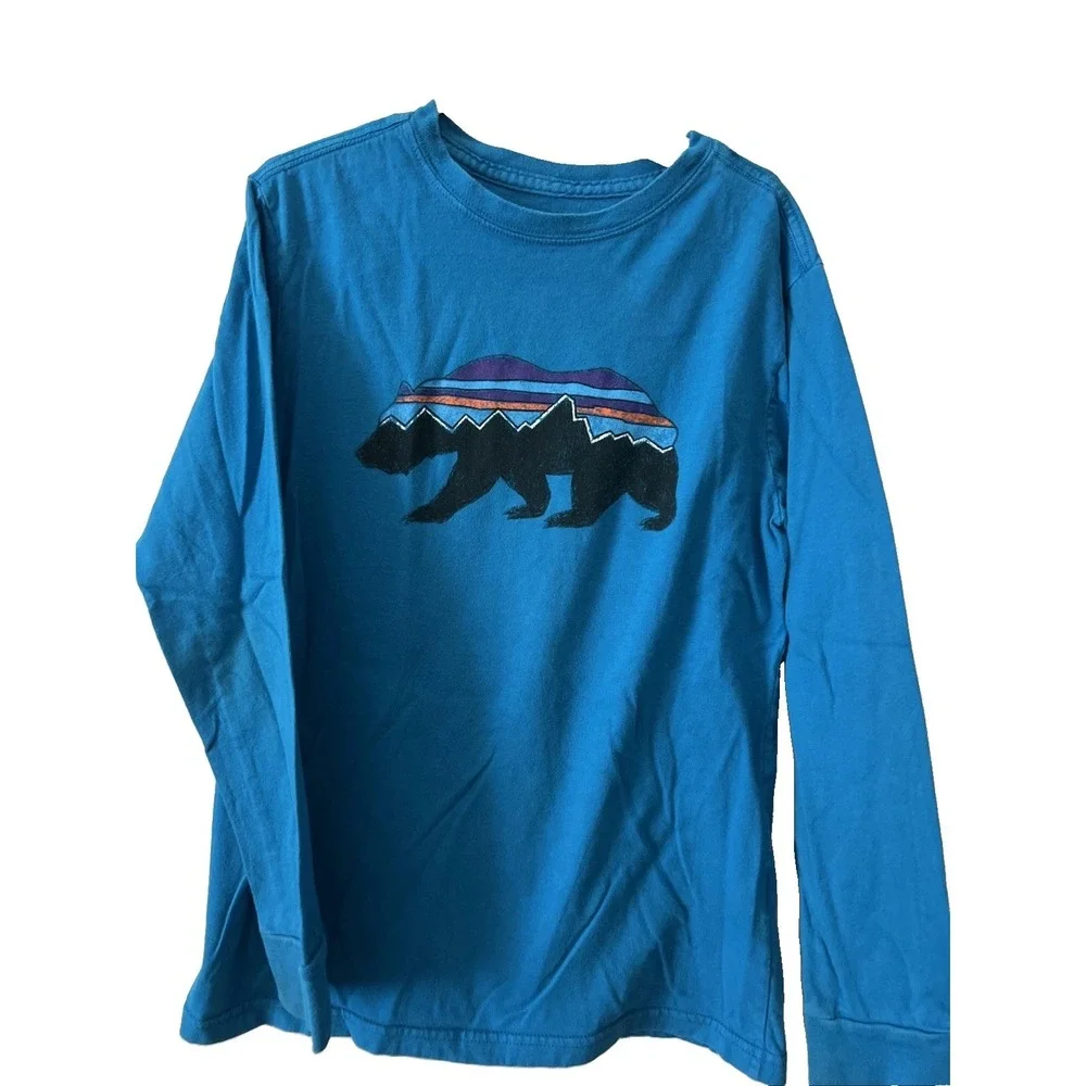 Patagonia Long Sleeve T Shirt Size 7 8 Back To School